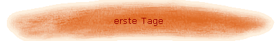 erste Tage